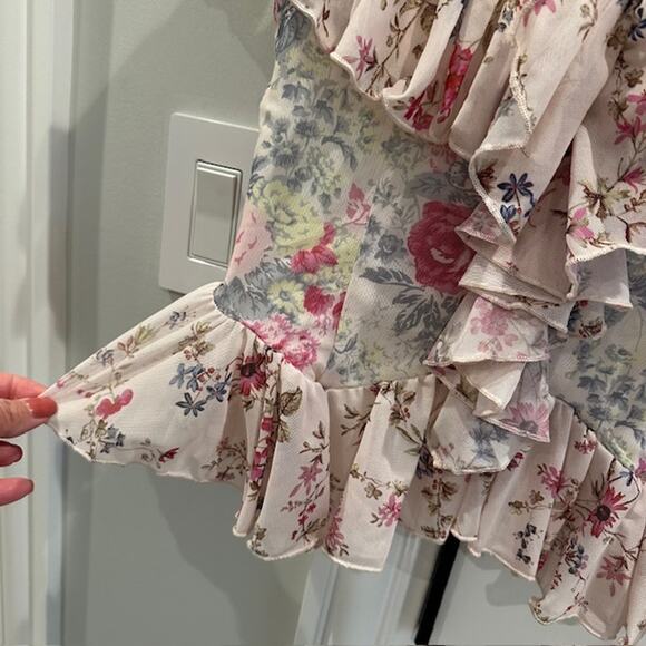 Anthropologie NWT Off The Shoulder Mesh Top Size: Medium - Picture 6 of 11